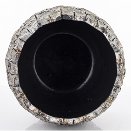 Osłonka cementowa 18,5x22x22 cm ASCONA szarosrebrna