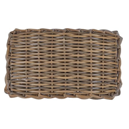 Zestaw 2 koszy na kwiaty ORMOS 53/59 cm Brązowy Technorattan