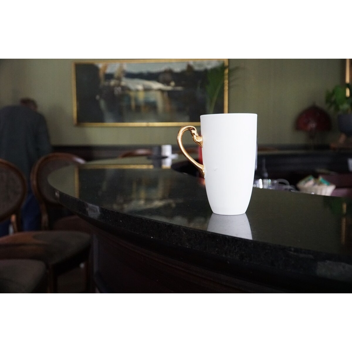 Kubek 450 ml NECTAR white gold CD37