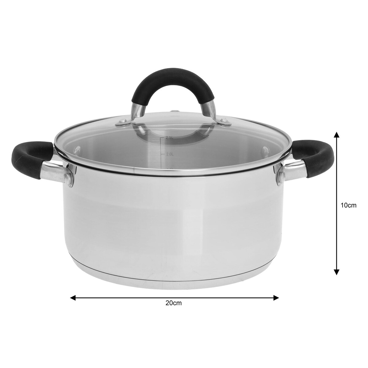 Garnek Z Pokrywą 20Cm Kinghoff Kh-4344 3L