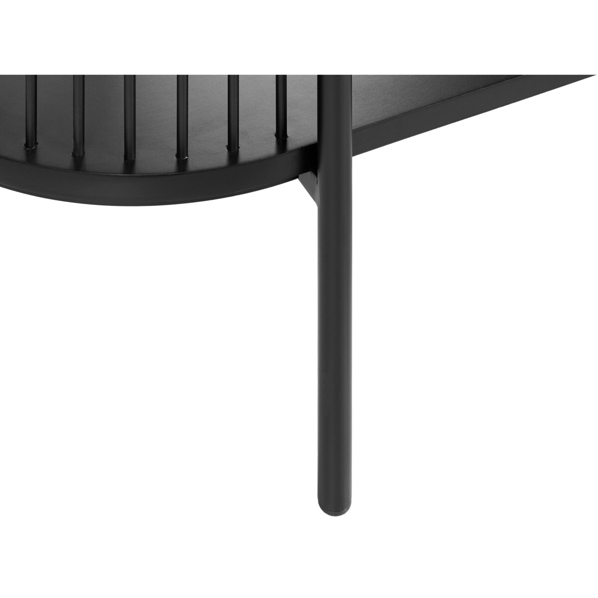 Regał 3 półki BIRSON 151 cm Czarny