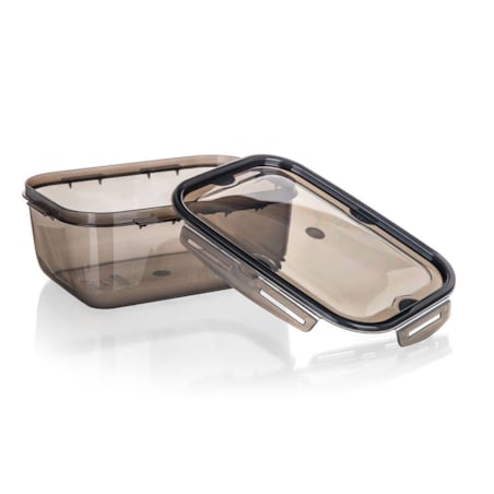 POJEMNIK PLASTIKOWY Z zamknięciem klip 1 L DYMNY na jedzenie żywność box