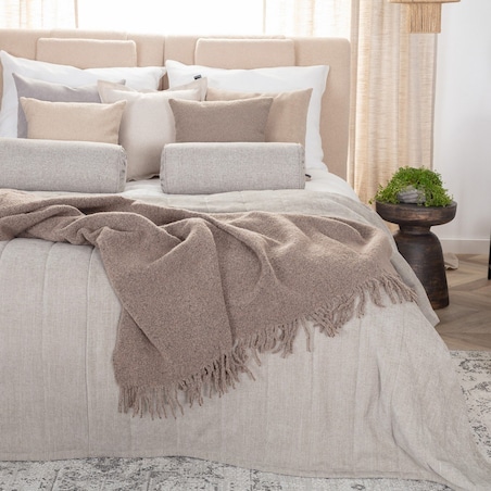 Pled Boucle 140x200cm natural, 140 x 200 cm