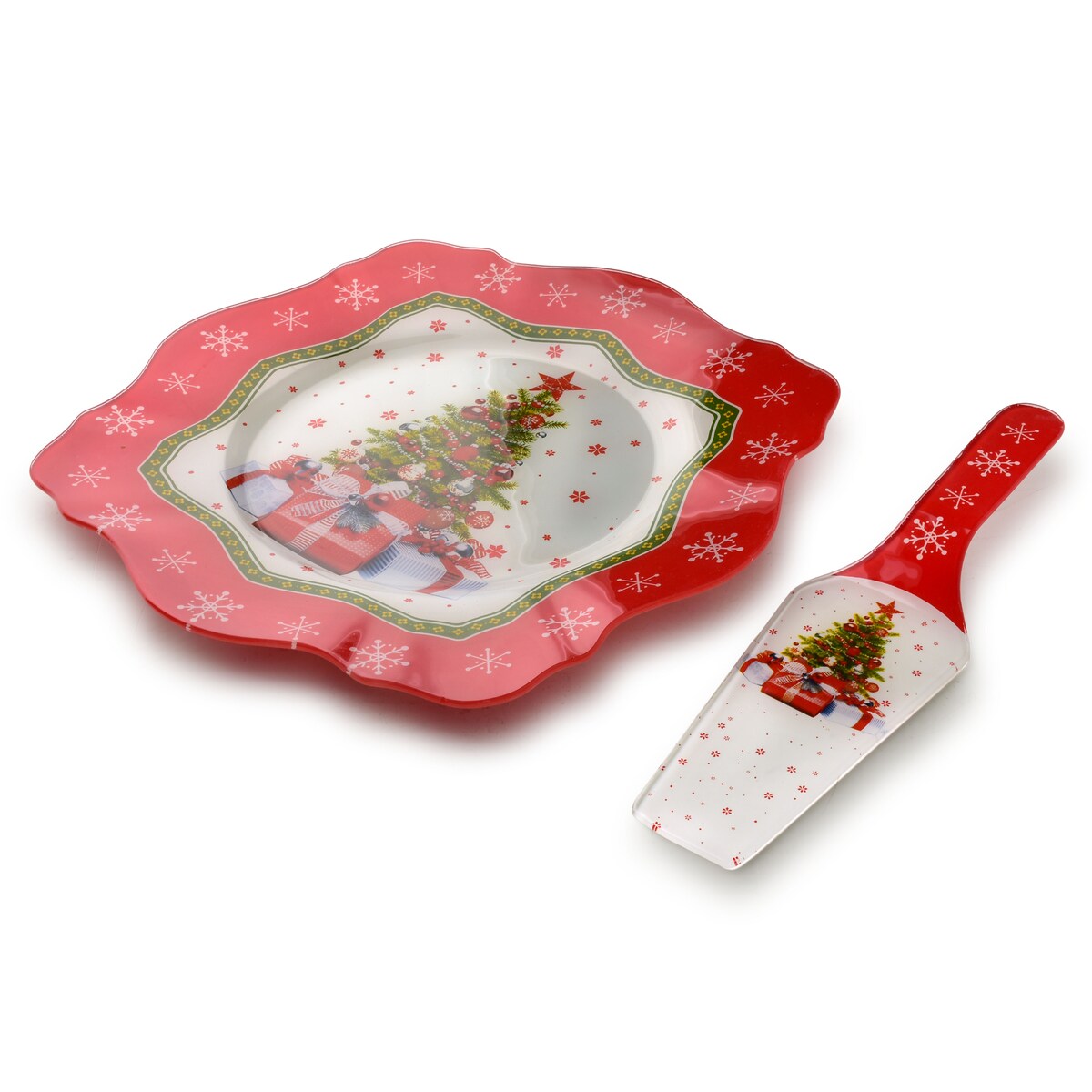 Talerz Z Łopatką Do Ciasta Santa Lila