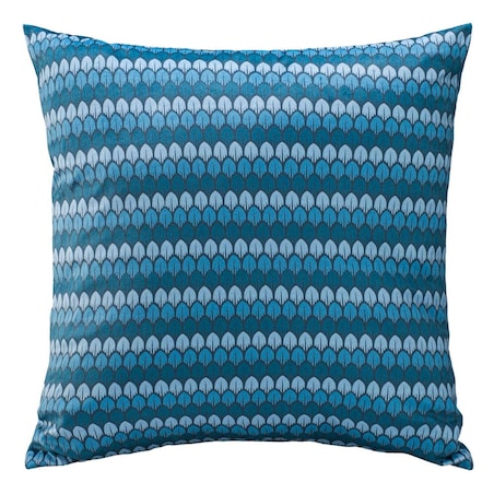 Poszewka dekoracyjna 43x43 turkusowa, łuski