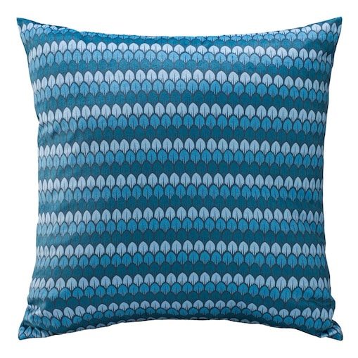Poszewka dekoracyjna 43x43 turkusowa, łuski