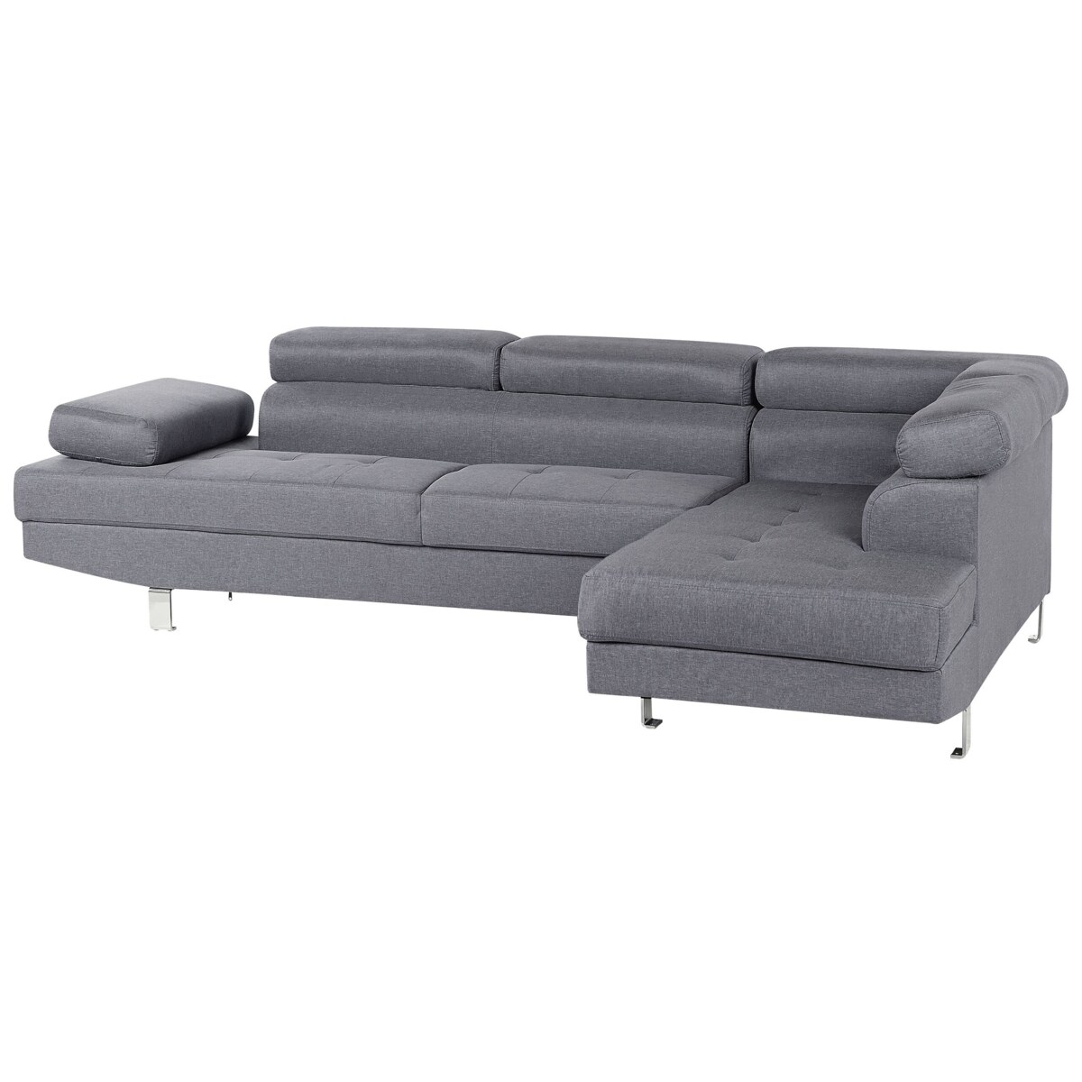 Narożnik lewostronny szary NORREA