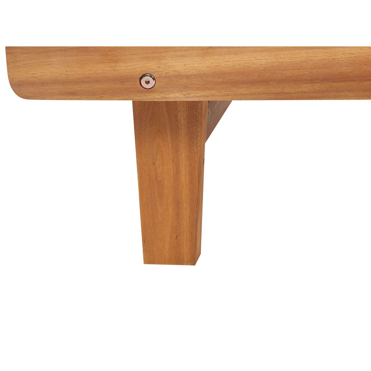 Leżak ogrodowy drewniany jasny PIETRALUNGA