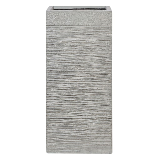 Doniczka 33 x 33 x 70 cm beżowoszara DION