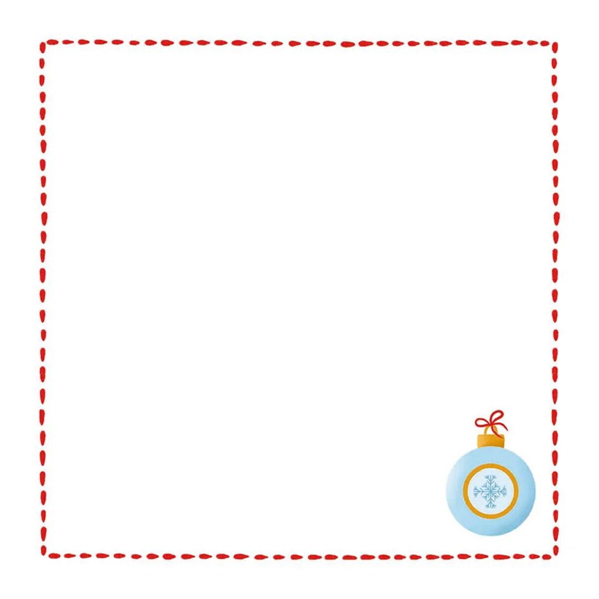 Serwetki świąteczne - Minimalistyczna bombka (2szt.)