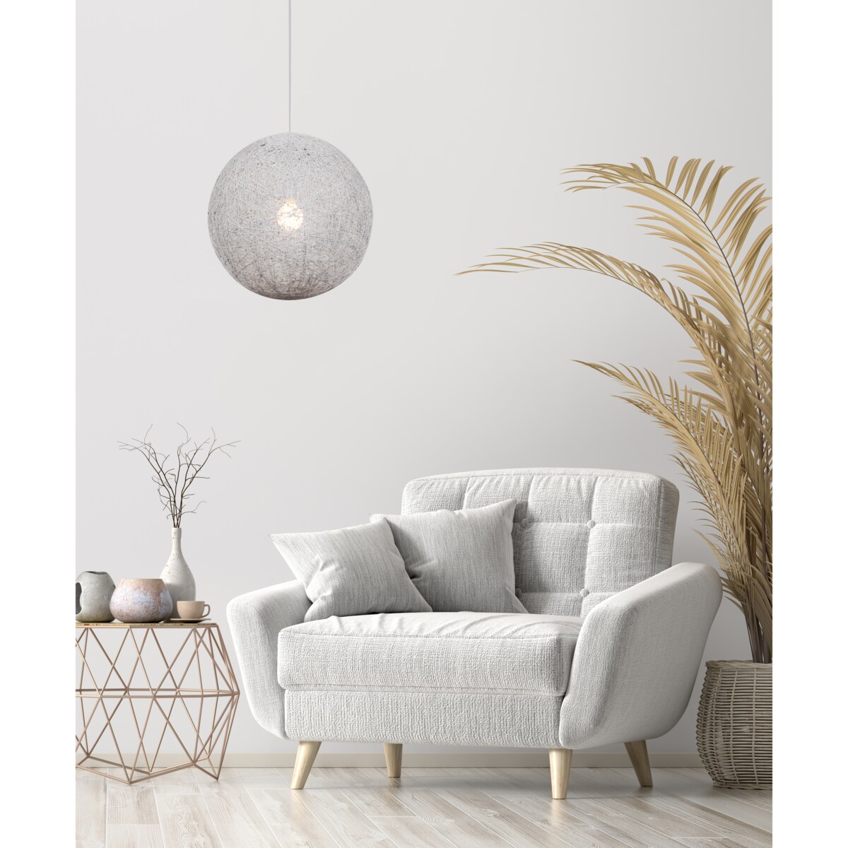CARUBA LAMPA WISZĄCA 1X60W E27 BIAŁY 50