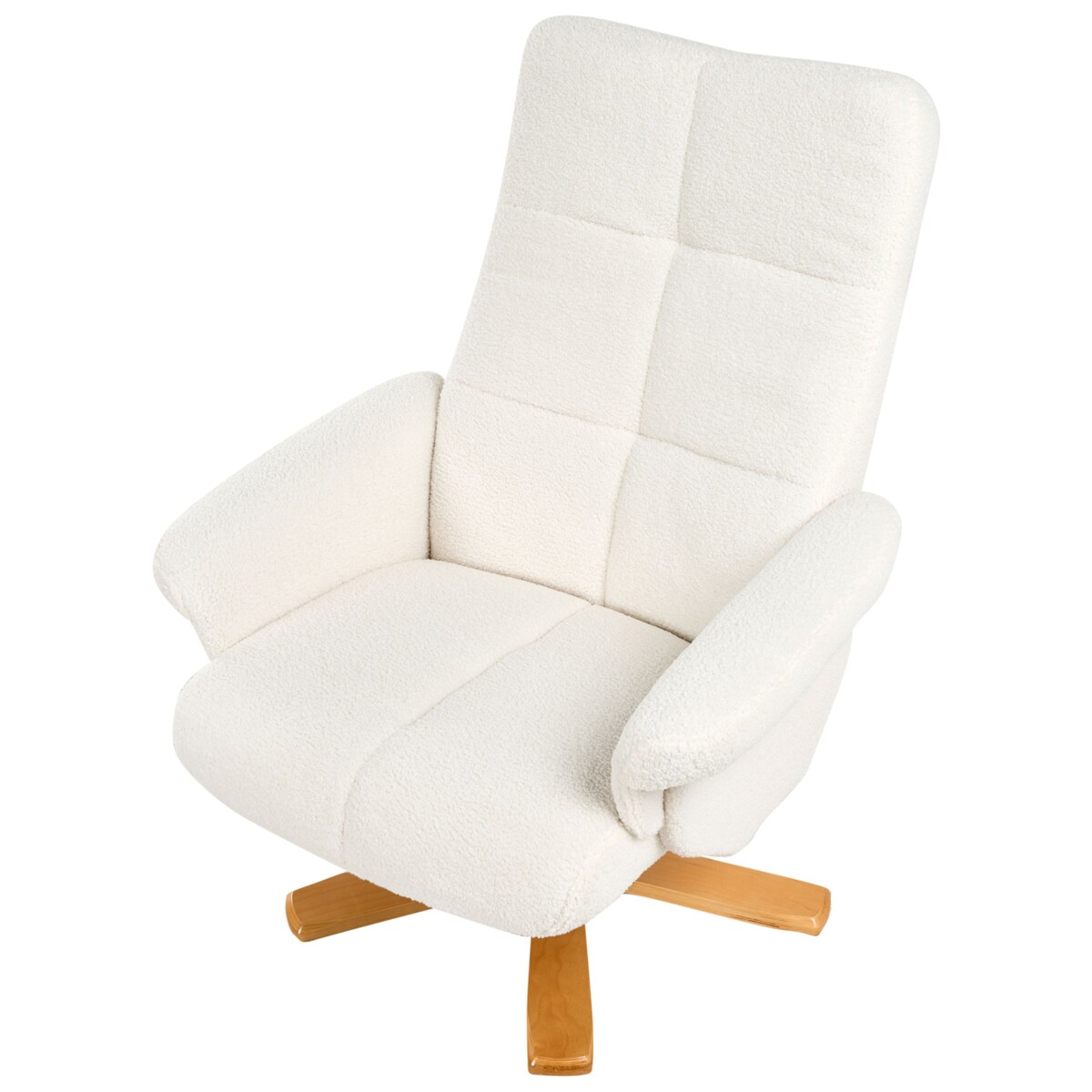 Rozkładany fotel EPSE Boucle Złamana biel