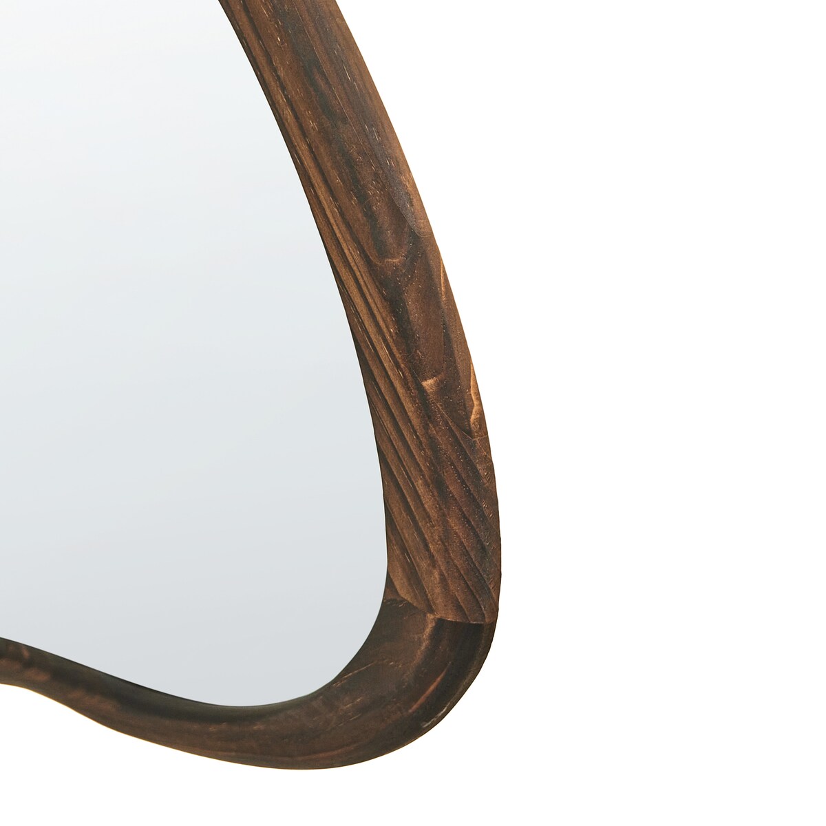 Lustro łazienkowe LED MANCEY 93 cm 60 cm Ciemnobrązowy