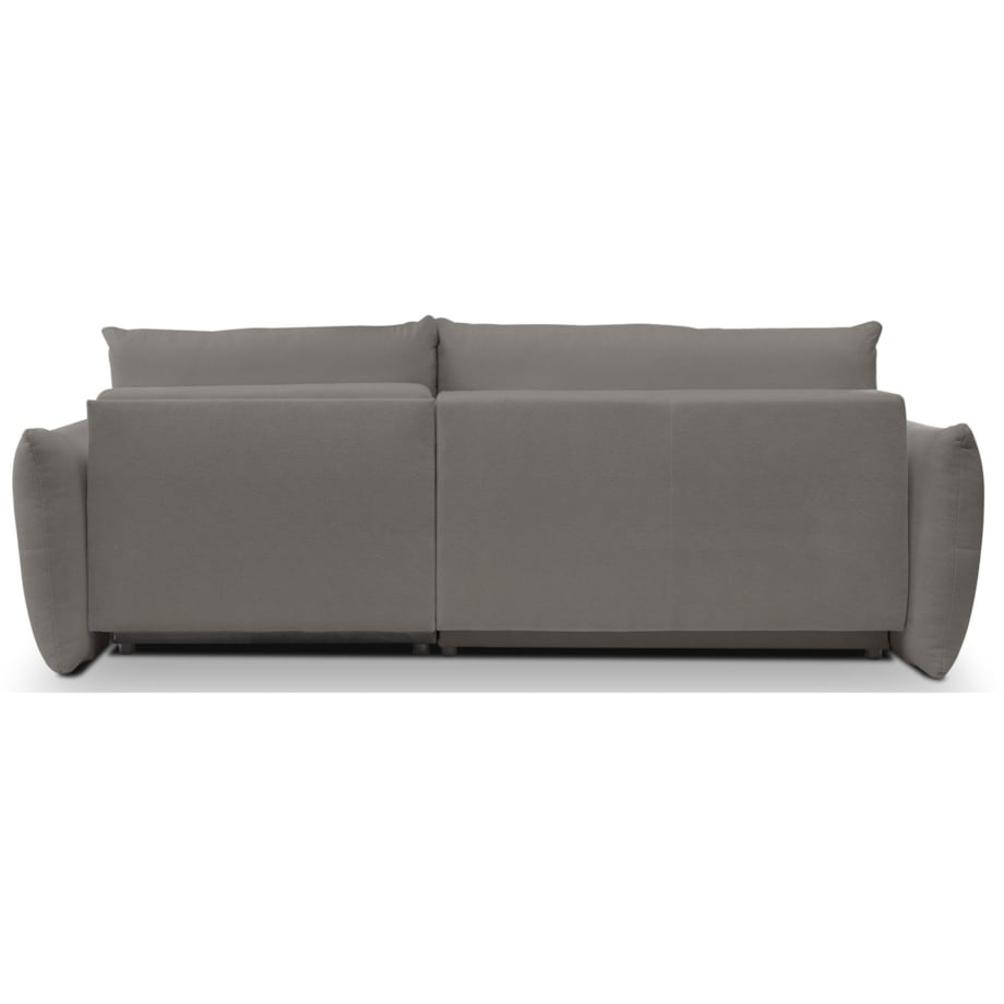 Narożnik z funkcją spania do salonu BOSE, prawostronny, szary