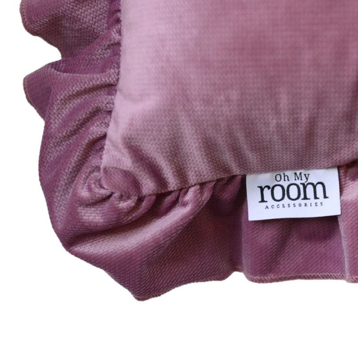 Poszewka Pościel Na Poduszkę Jasiek Z Falbanką 40X40 Retro Róż