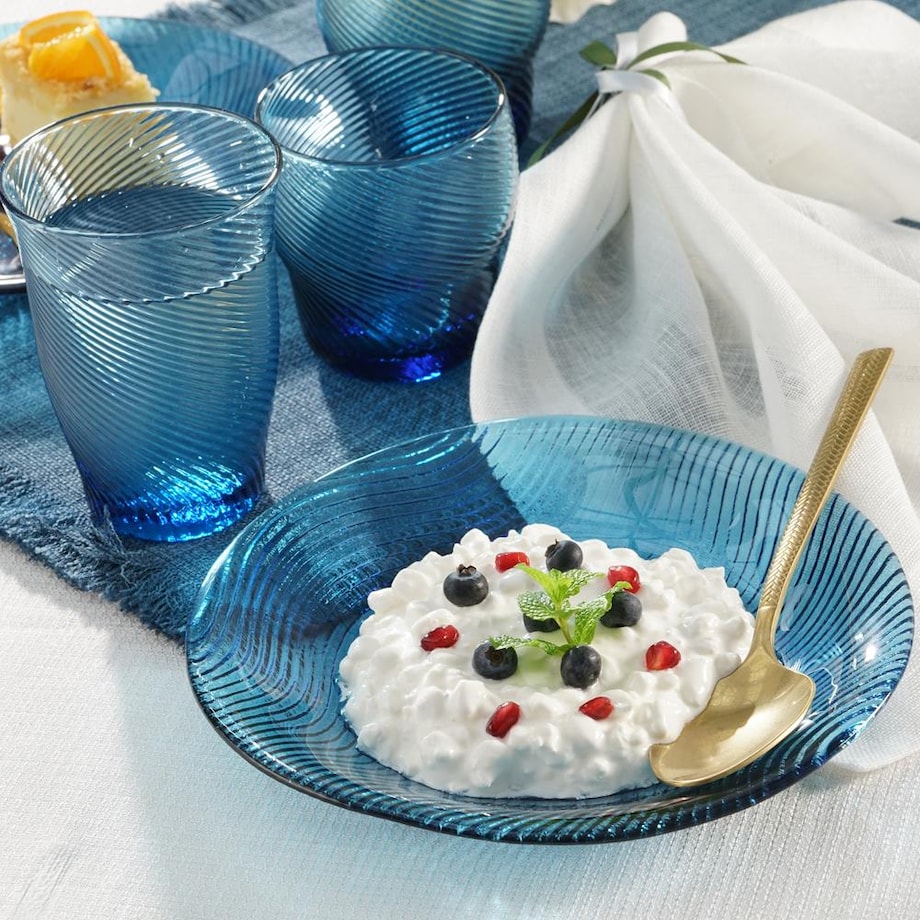 VILLA ITALIA Szklanka wysoka granatowa 330 ml TWIST