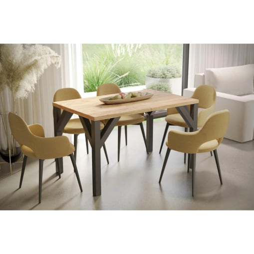 Stół rozkładany BALTIKA 130(240)x90 dąb złoty craft