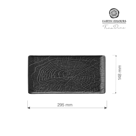 Talerz prostokątny Crust, 295 x 148 mm