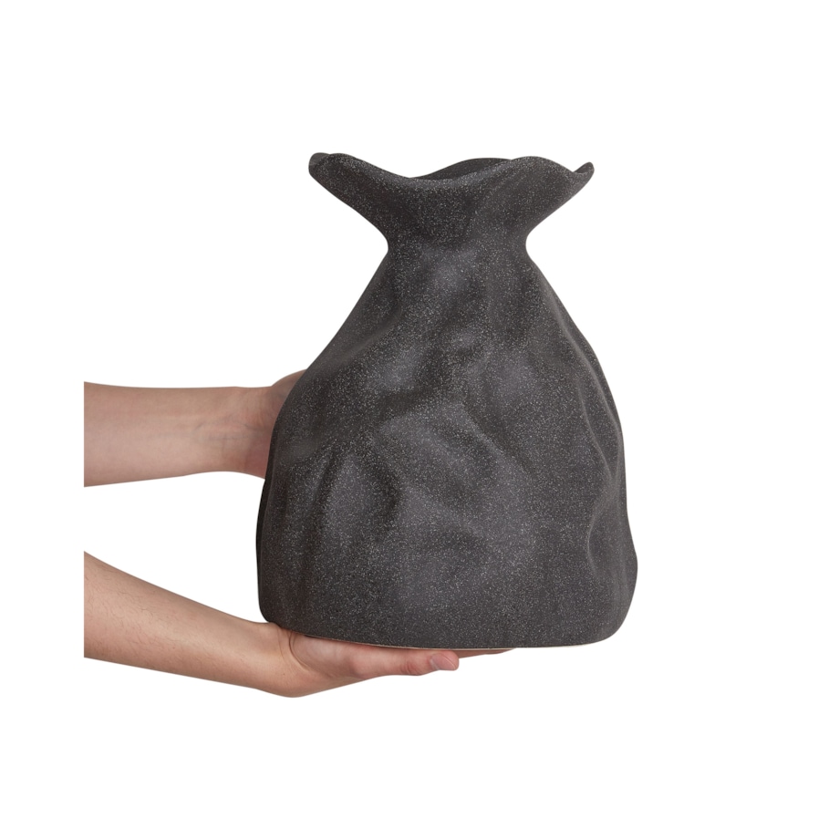 Kamionka Wazon na kwiaty 31 cm Czarny COONTAIL