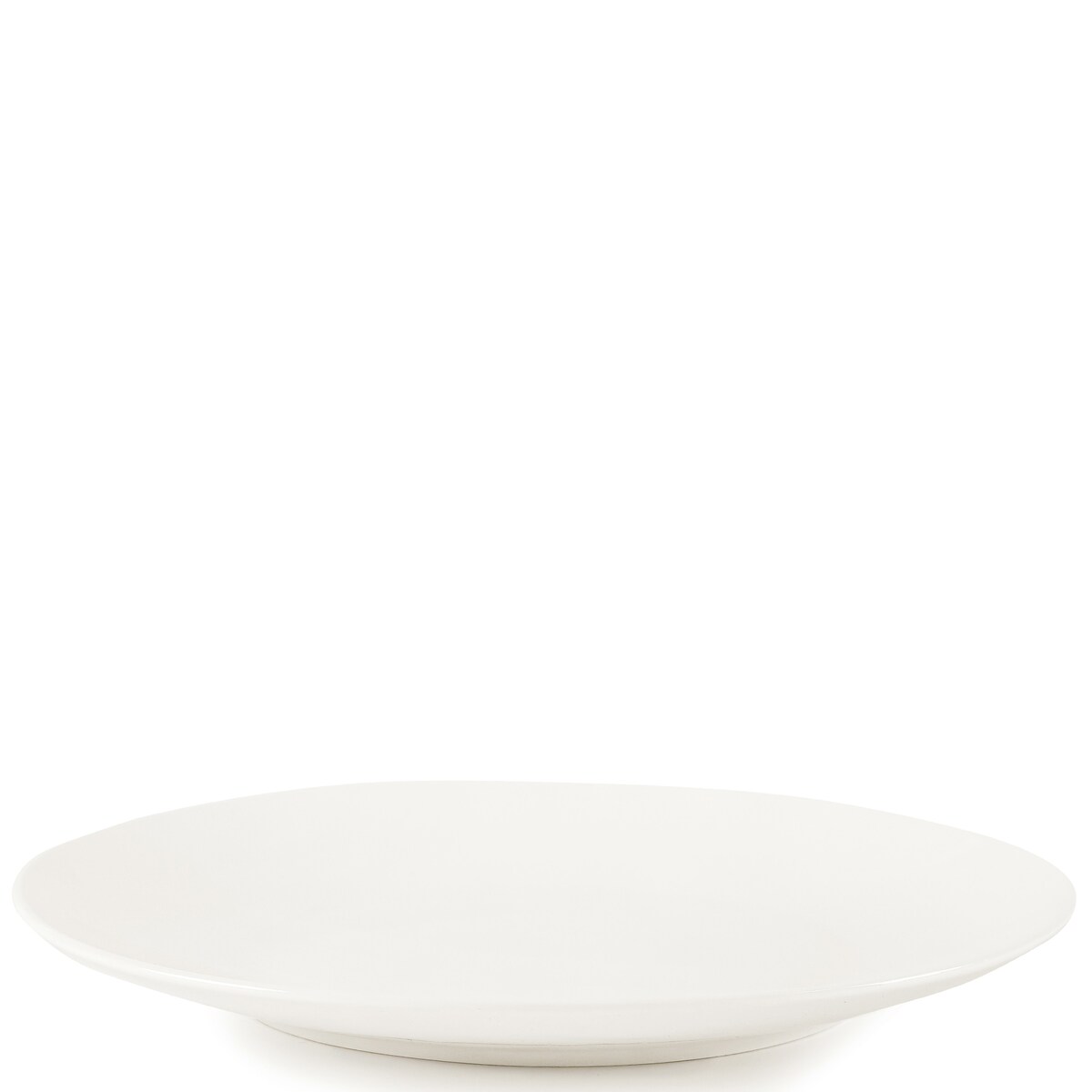 KONSIMO AD BELLA, Talerz obiadowy 6 szt., kolor ecru