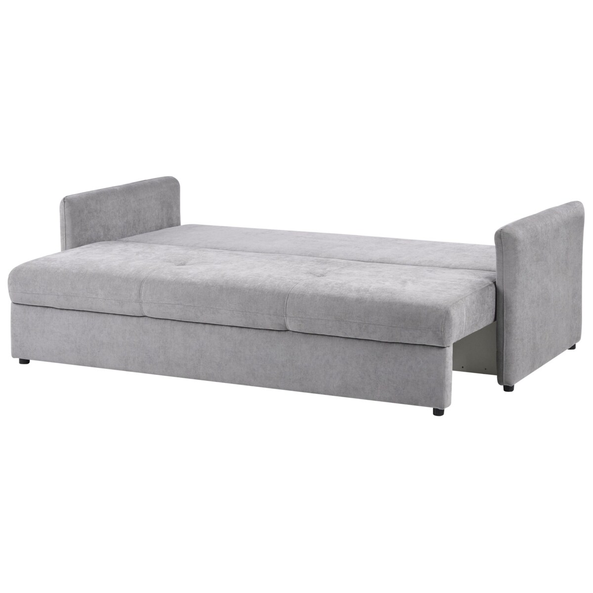Sofa rozkładana HOLSEN Szary Tkanina
