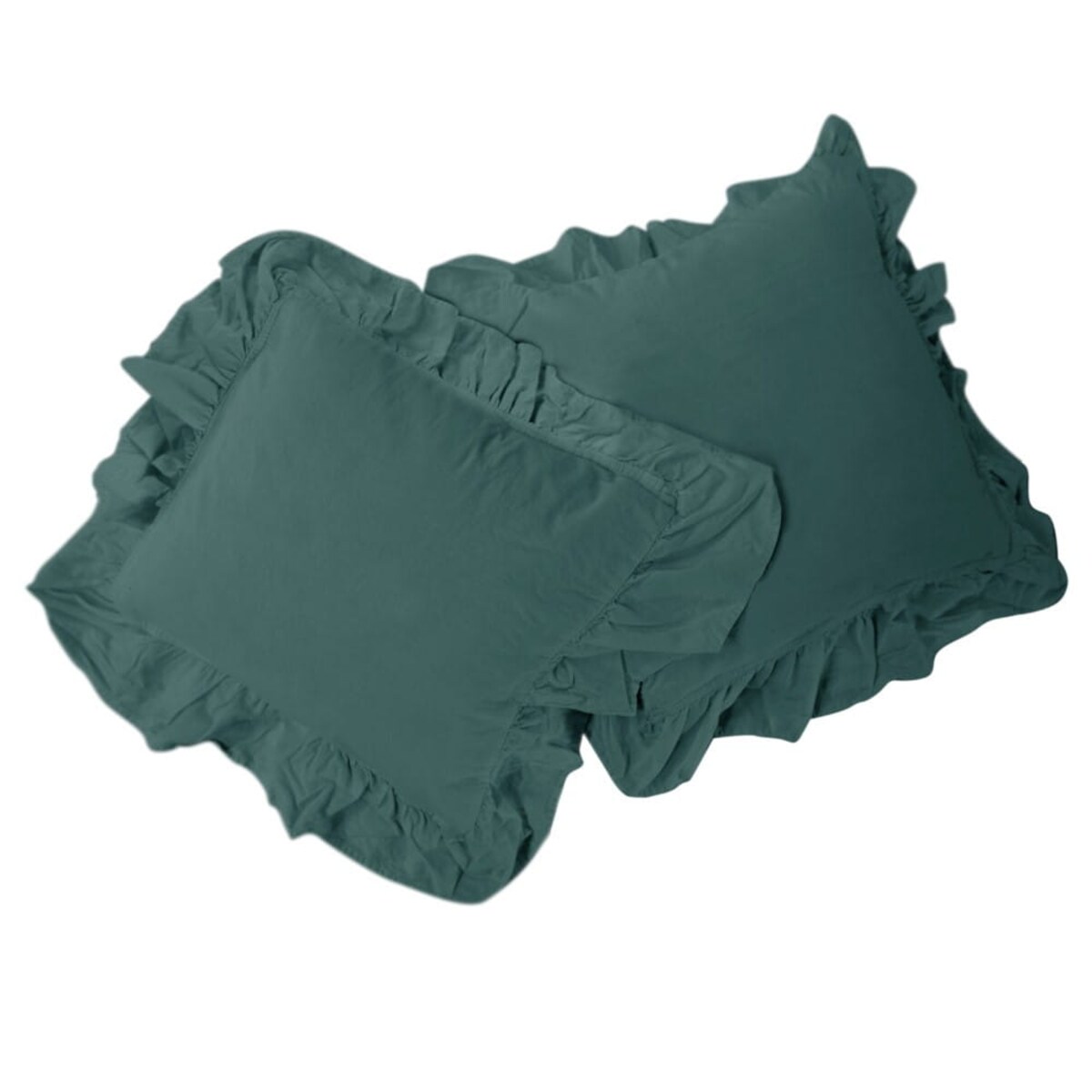 Pościel bawełniana 160x200cm dark green, 160 x 200 cm
