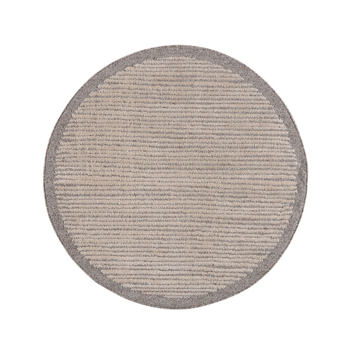 Dywan okrągły w paski ARTY 22310 Mokka 200x200