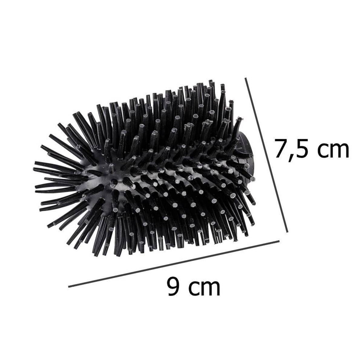 Zapasowa końcówka do szczotki toaletowej, silikonowa, ∅ 7,5 cm, WENKO