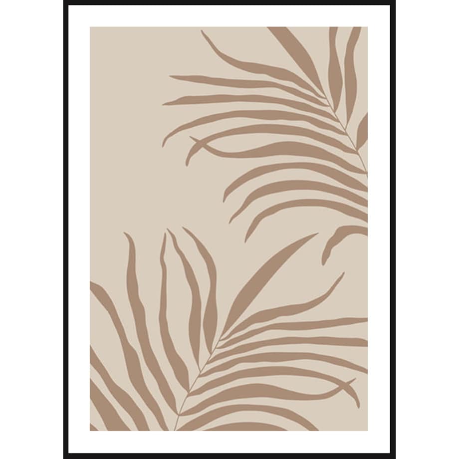 Poster Story, Plakat, Obraz - Brązowe Liście No1, wymiary 60 x 84 cm