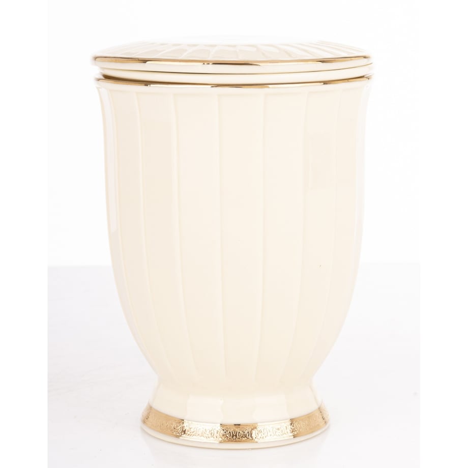 Kubek 400 ml porcelanowy z zaparzaczem 9x12,5x12,5 cm VIENNA-2 ecru