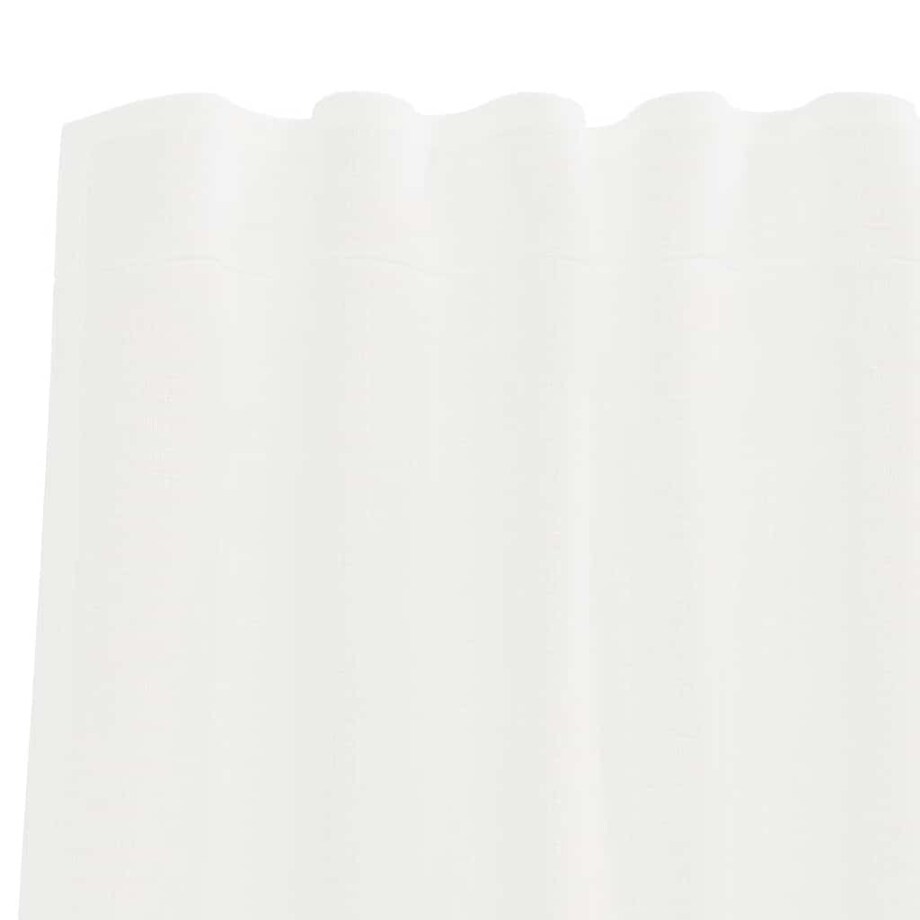 vidaXL Zasłony woalowe z kieszeniami na drążek 2 szt. białe