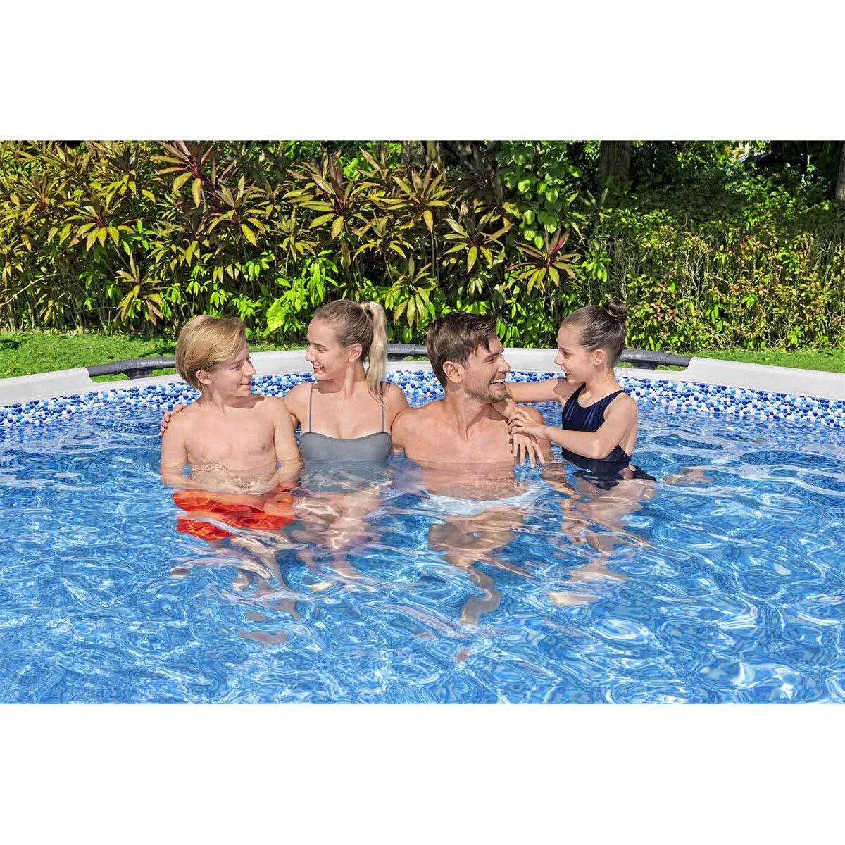 Basen ogrodowy stelażowy 457x122 Bestway full 18w1