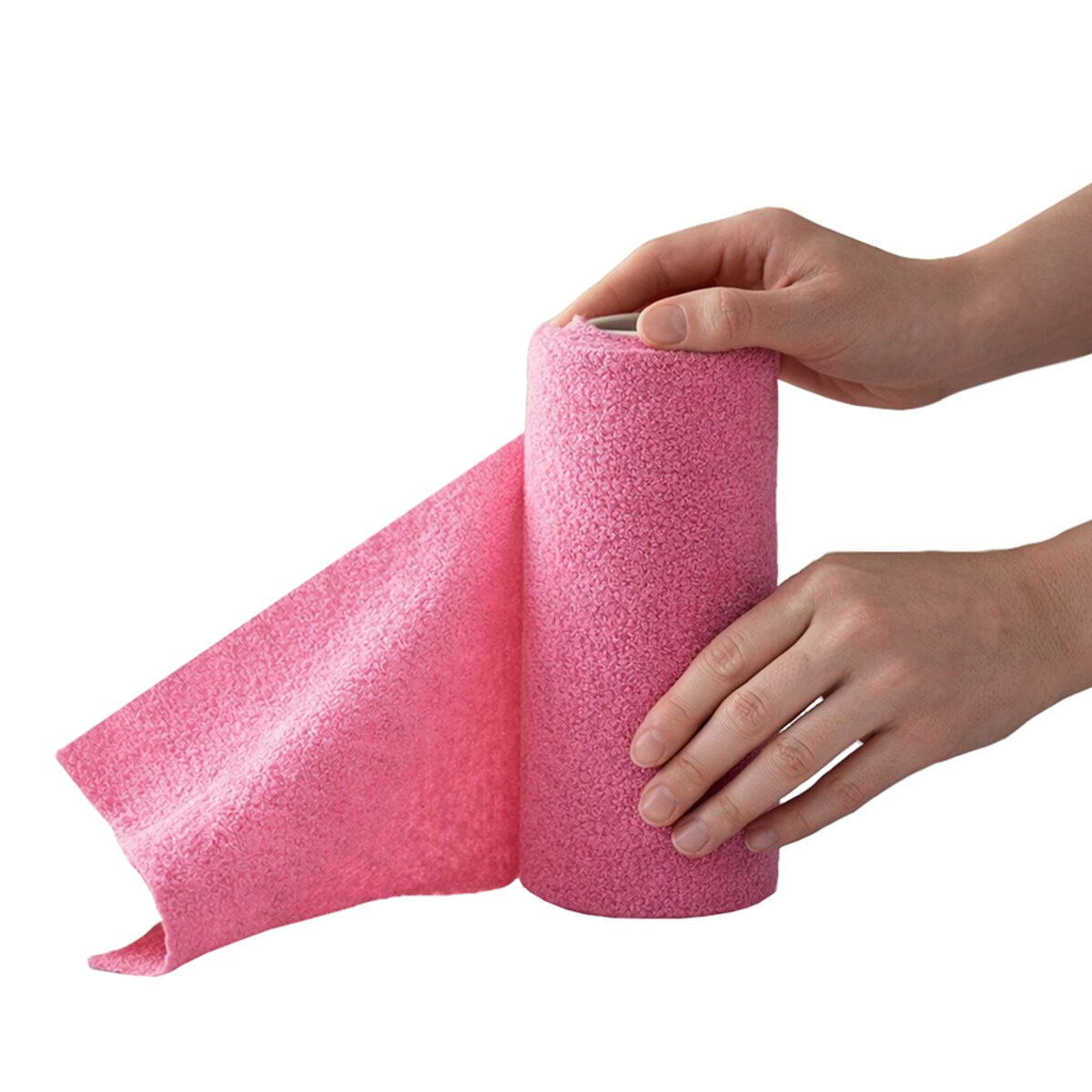 Ścierki z mikrofibry na rolce SHP CLINT 20x20 cm różowe