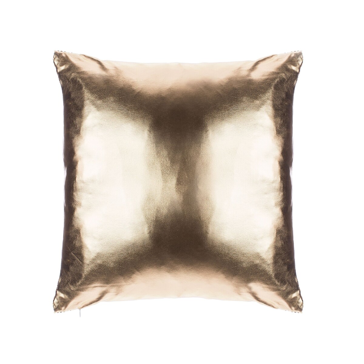 2 poduszki dekoracyjne w cekiny 45 x 45 cm złote ASTER