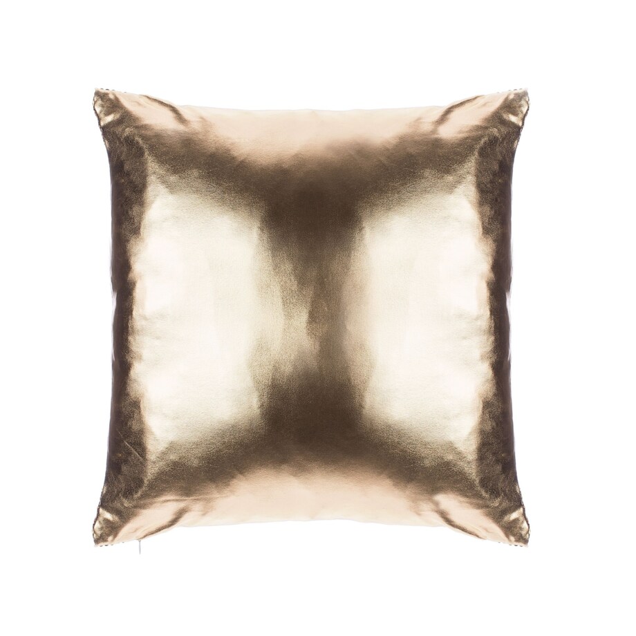 2 poduszki dekoracyjne w cekiny 45 x 45 cm złote ASTER