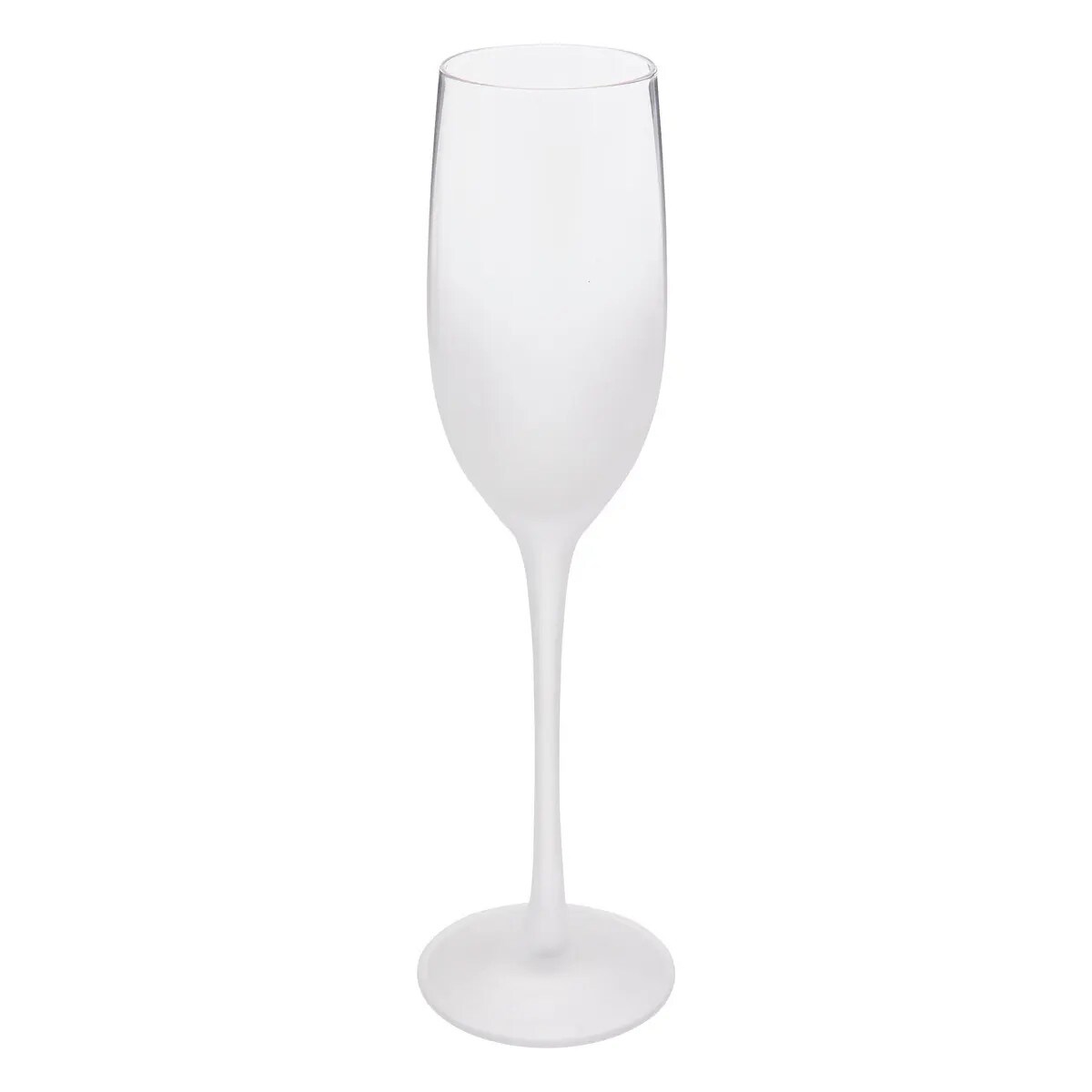 Komplet 6 kieliszków do szampana z efektem mrożenia Frosted 210 ml