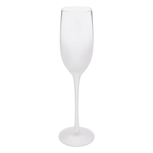 Komplet 6 kieliszków do szampana z efektem mrożenia Frosted 210 ml