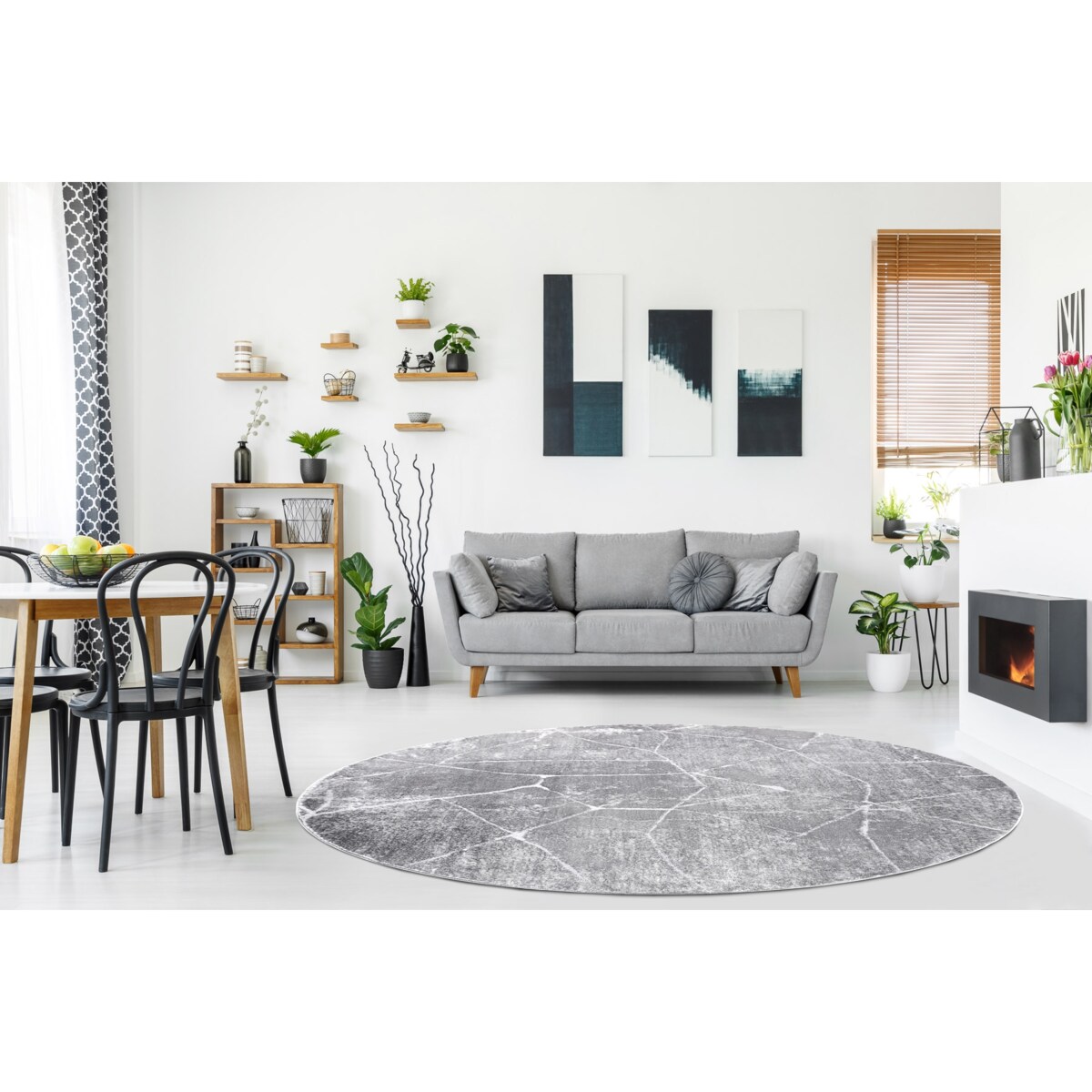 Dywan MEFE nowoczesny Koło 2783 Marmur - koło 100 cm