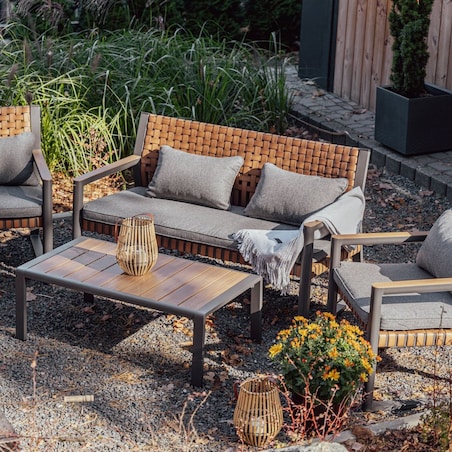 ZESTAW MEBLI OGRODOWYCH TEXAS Z SOFĄ I FOTELAMI
