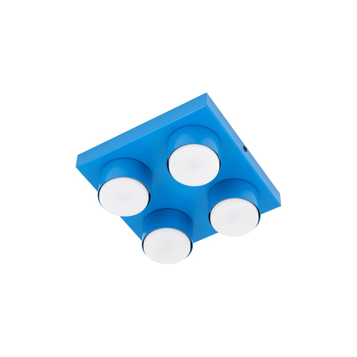 Lampa sufitowa BRIX BLUE 11284 TK Lighting, nowoczesny plafon niebieski