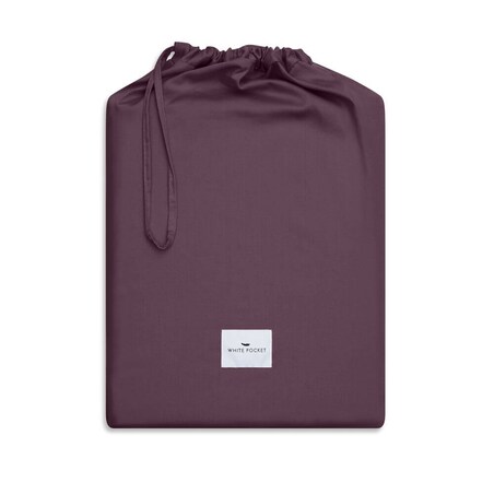 Pościel satynowa royal purple 140/200 + 70/80 cm