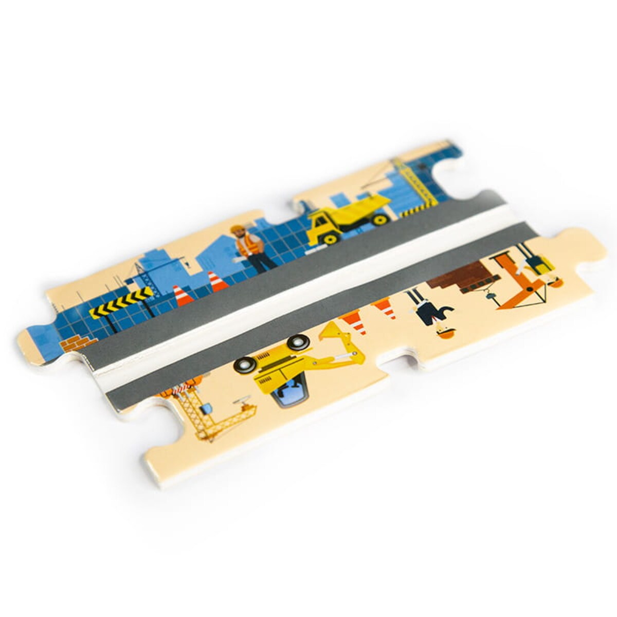 Droga - tor dla samochodów Budowa - Puzzle 44 elementy