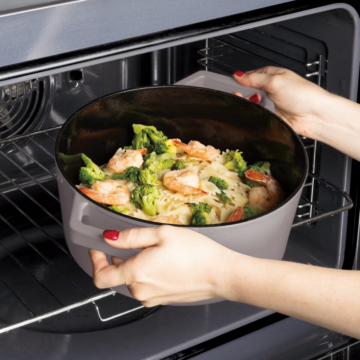 Garnek żeliwny4,35L z pokrywką 24cm Berlinger Haus Toupe