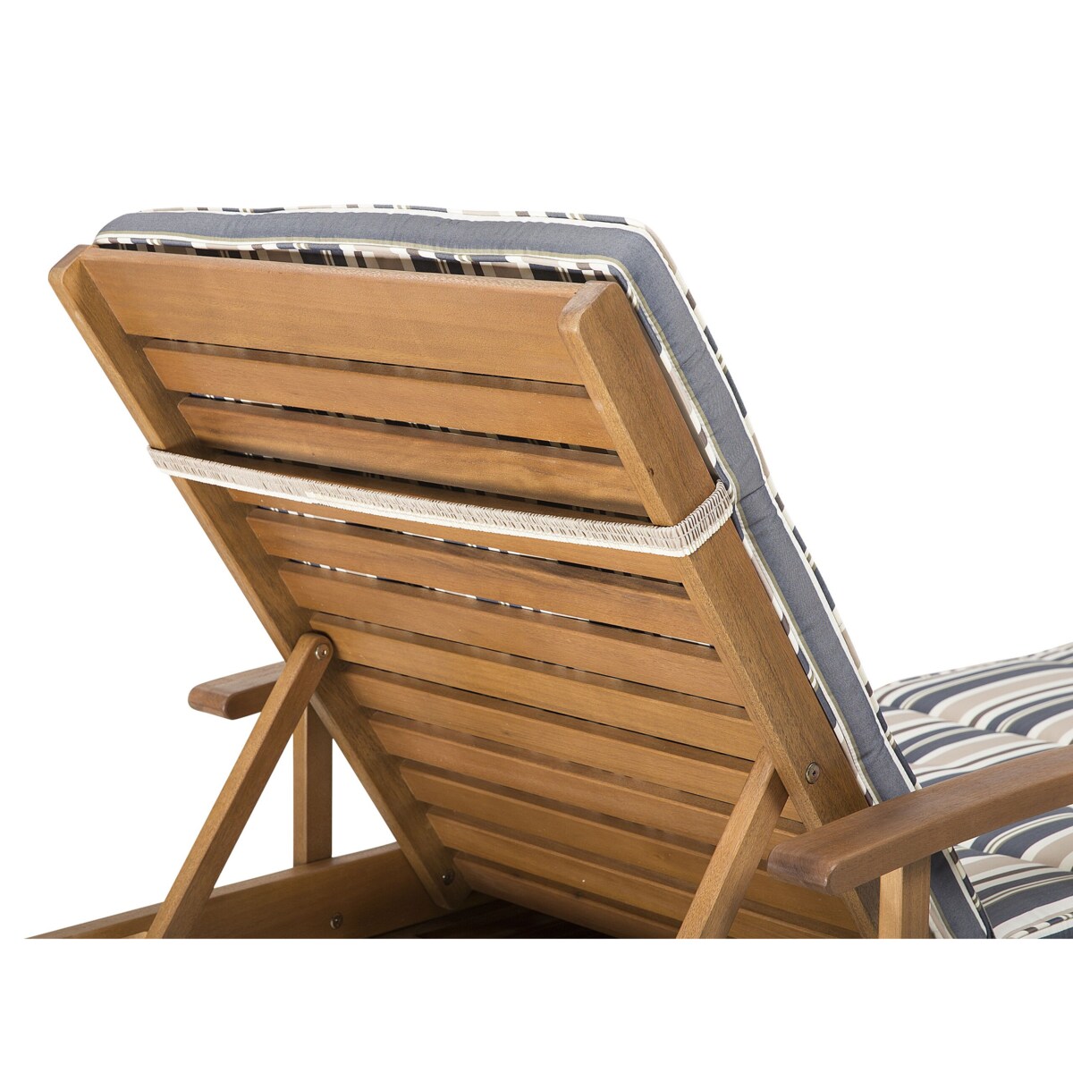 Poduszka na leżak ogrodowy TOSCANA 188 x 59 cm Niebieski