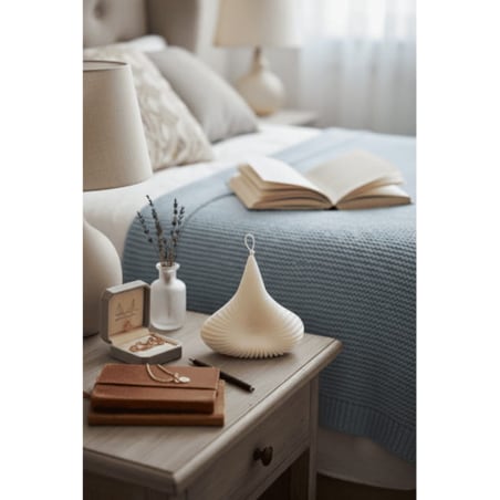 Świeca sojowa Aqua – elegancka dekoracja z naturalnego wosku, idealna na prezent dla kobiety