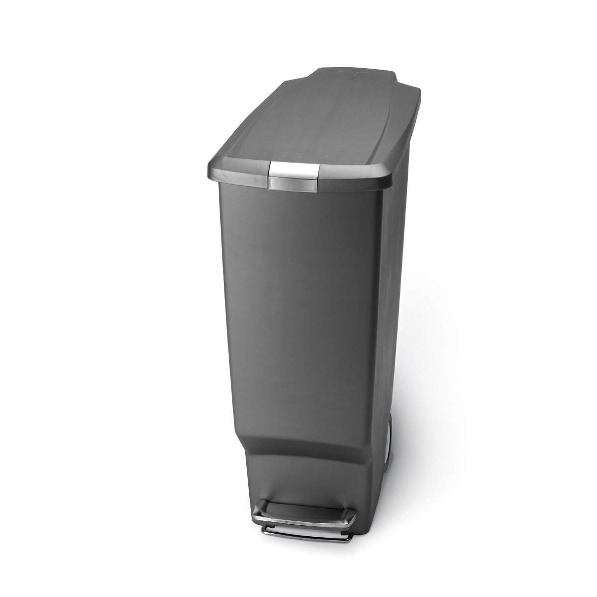 Kosz na śmieci 40L pedałowy SLIM - szary / simplehuman