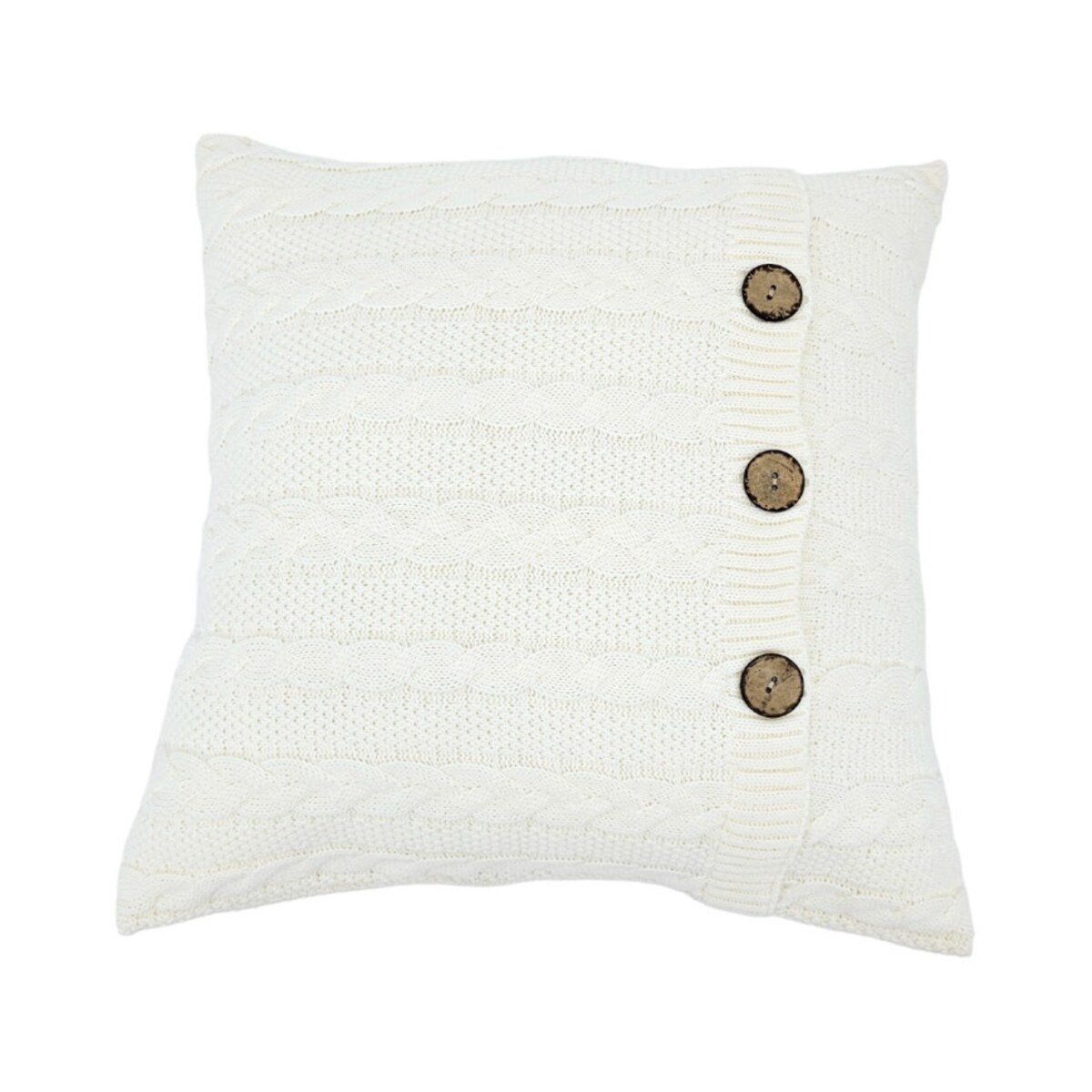 Poszewka dzianinowa bawełniana – VENEZIA ECRU
