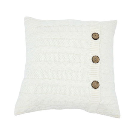 Poszewka dzianinowa bawełniana – VENEZIA ECRU