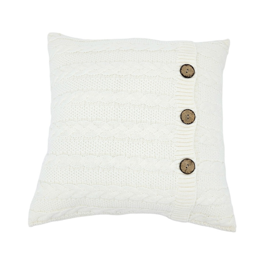Poszewka dzianinowa bawełniana – VENEZIA ECRU