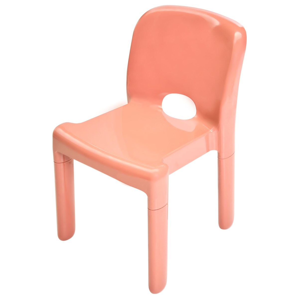 Zestaw 4 krzeseł ogrodowych BETIM Koralowy